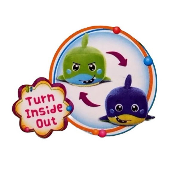 Spark Create Imagine Shark Reversible Plush - Picture 8 of 14